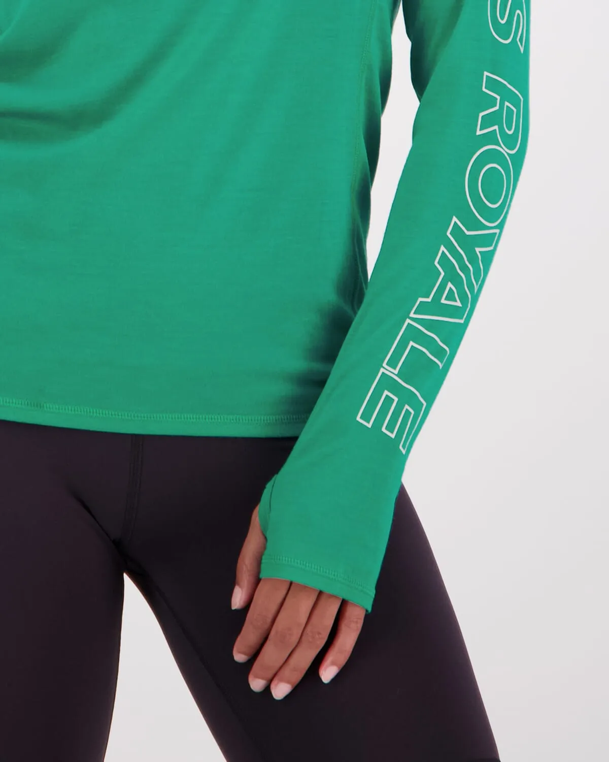 Bella Merino Long Sleeve - Pop Green