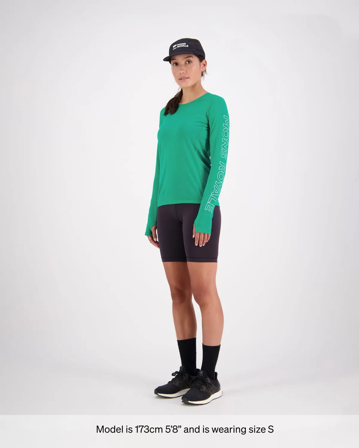 Bella Merino Long Sleeve - Pop Green