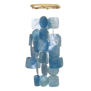 Blue Capiz Wind Chime, Small