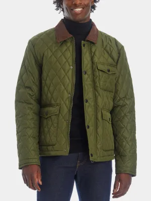 Collared Quilted Jacket