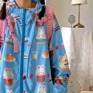 Cupcake Bunny Windbreaker