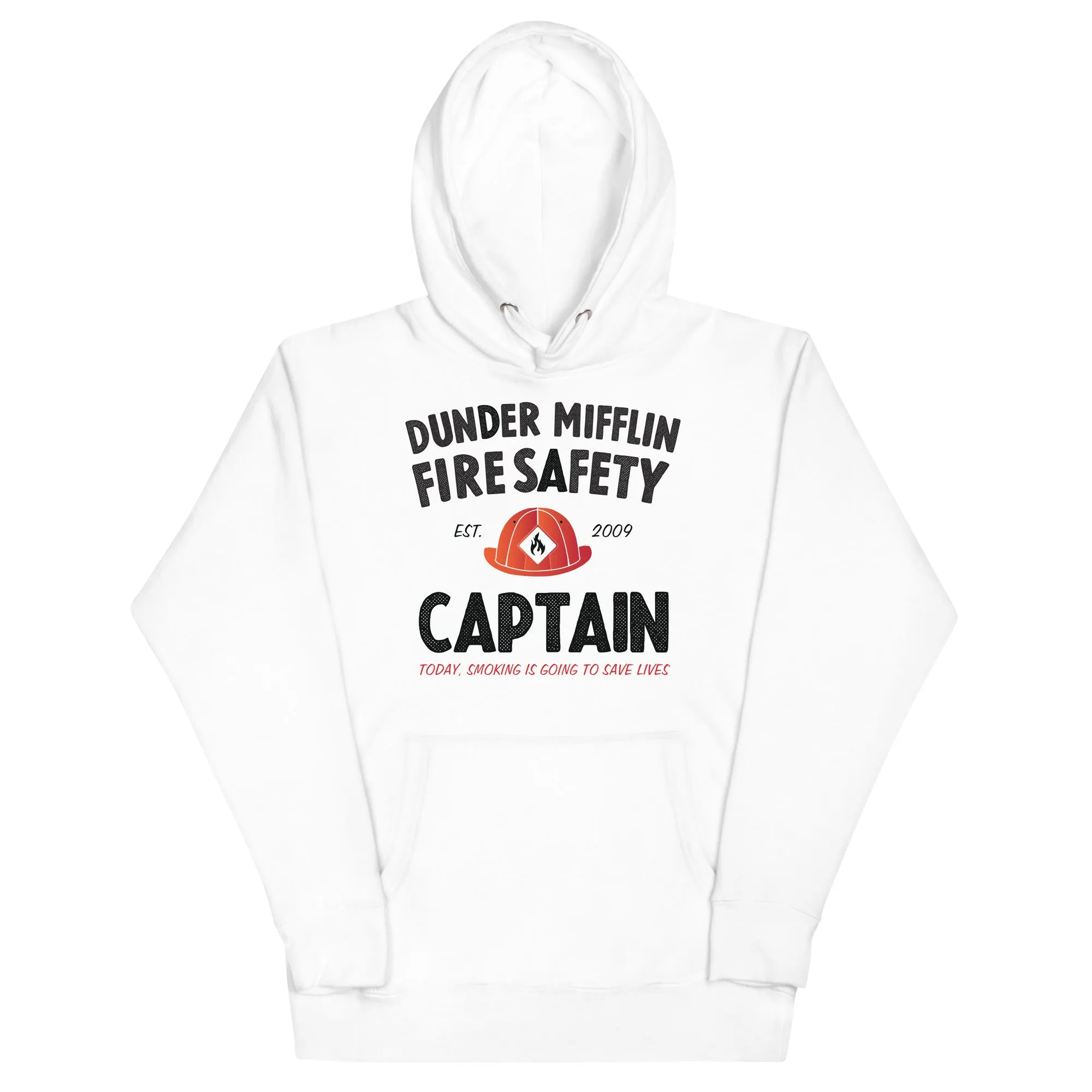 Unisex Hoodie - Dunder Mifflin Fire Safety Captain