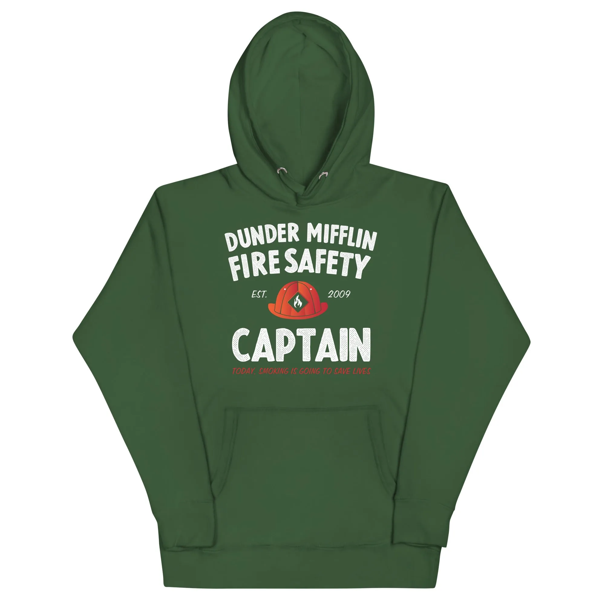 Unisex Hoodie - Dunder Mifflin Fire Safety Captain