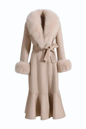 Hortons England Westminster Cashmere Peplum Coat