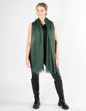 Lightweight Scarf Pashmina | Forest Green