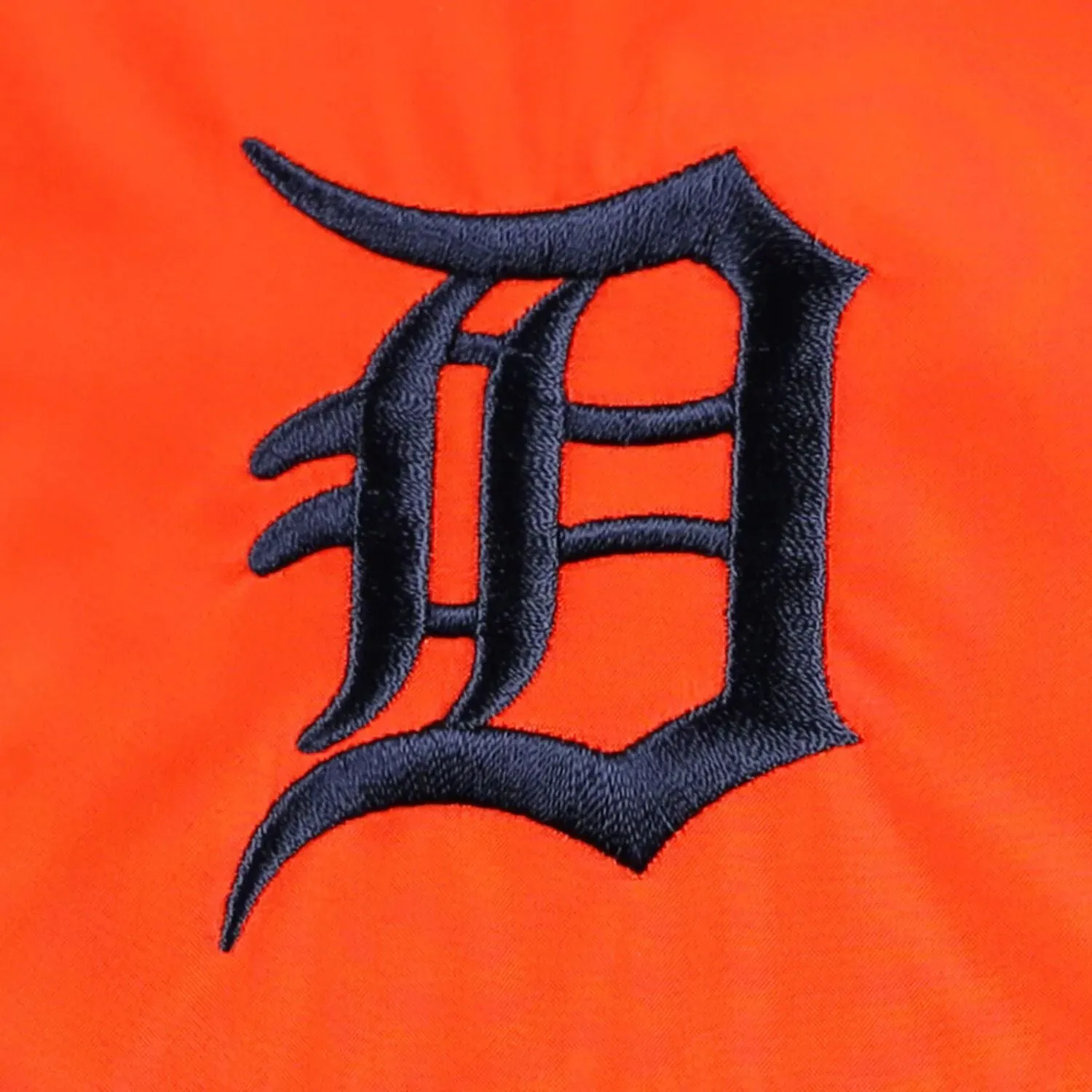 Men's Columbia Navy/Orange Detroit Tigers Omni-Shade Flash Forward Challenger Full-Zip Windbreaker