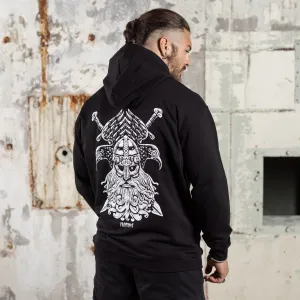 Premium Hoodie, Odin & Ravens, Black