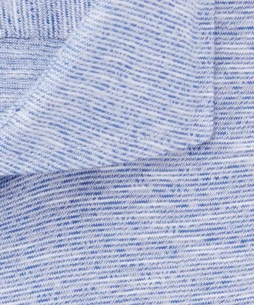 PROFUOMO / BLUE STRIPED KNITTED SHIRT