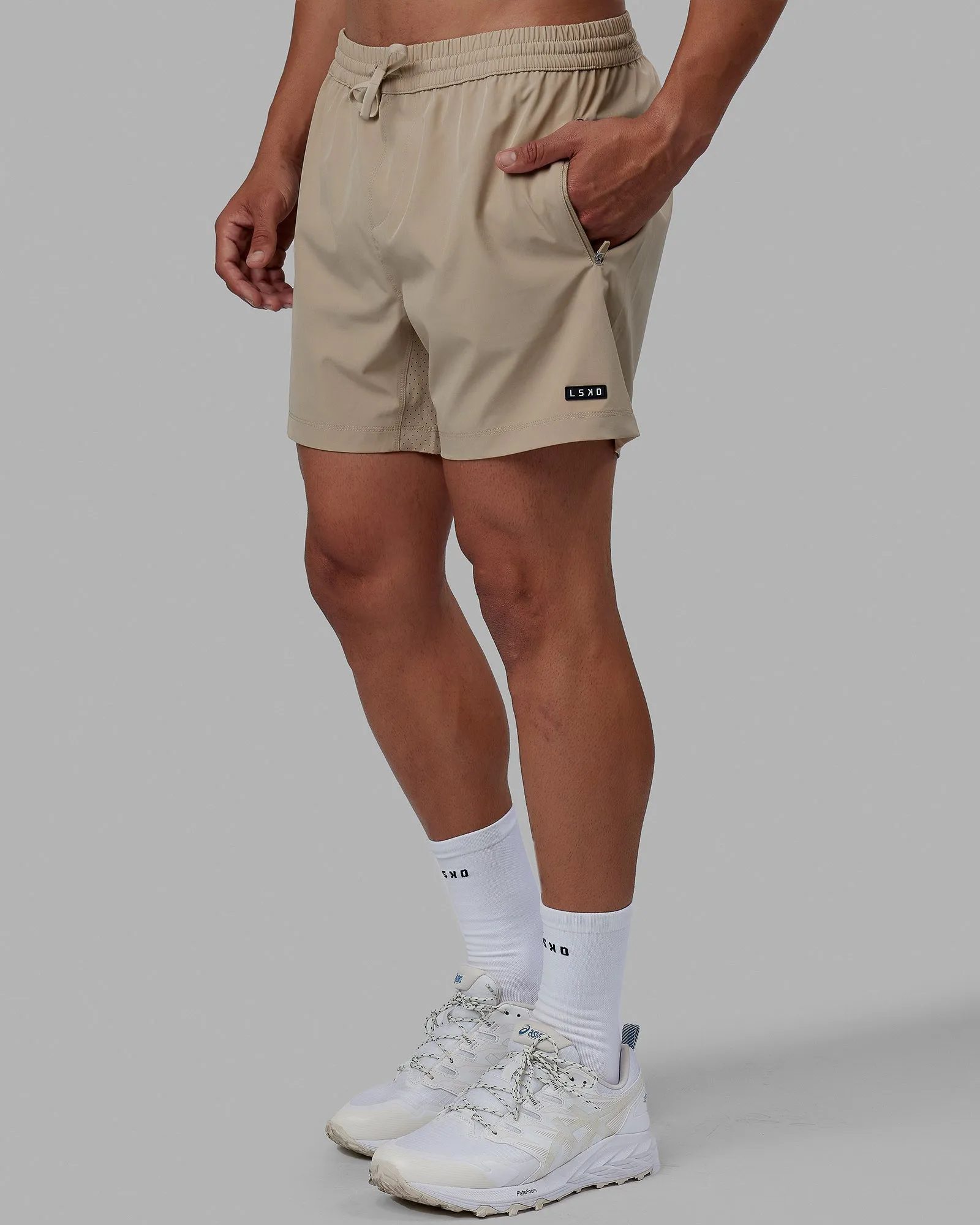 Rep 5" Performance Shorts - Taupe