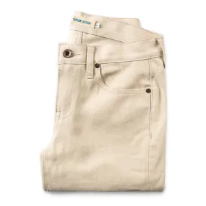 The Adler Jean in Cone Mills Natural