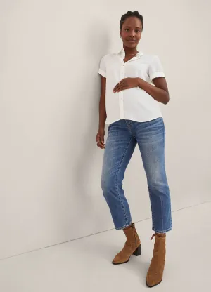 The Over The Bump Straight Maternity Jean