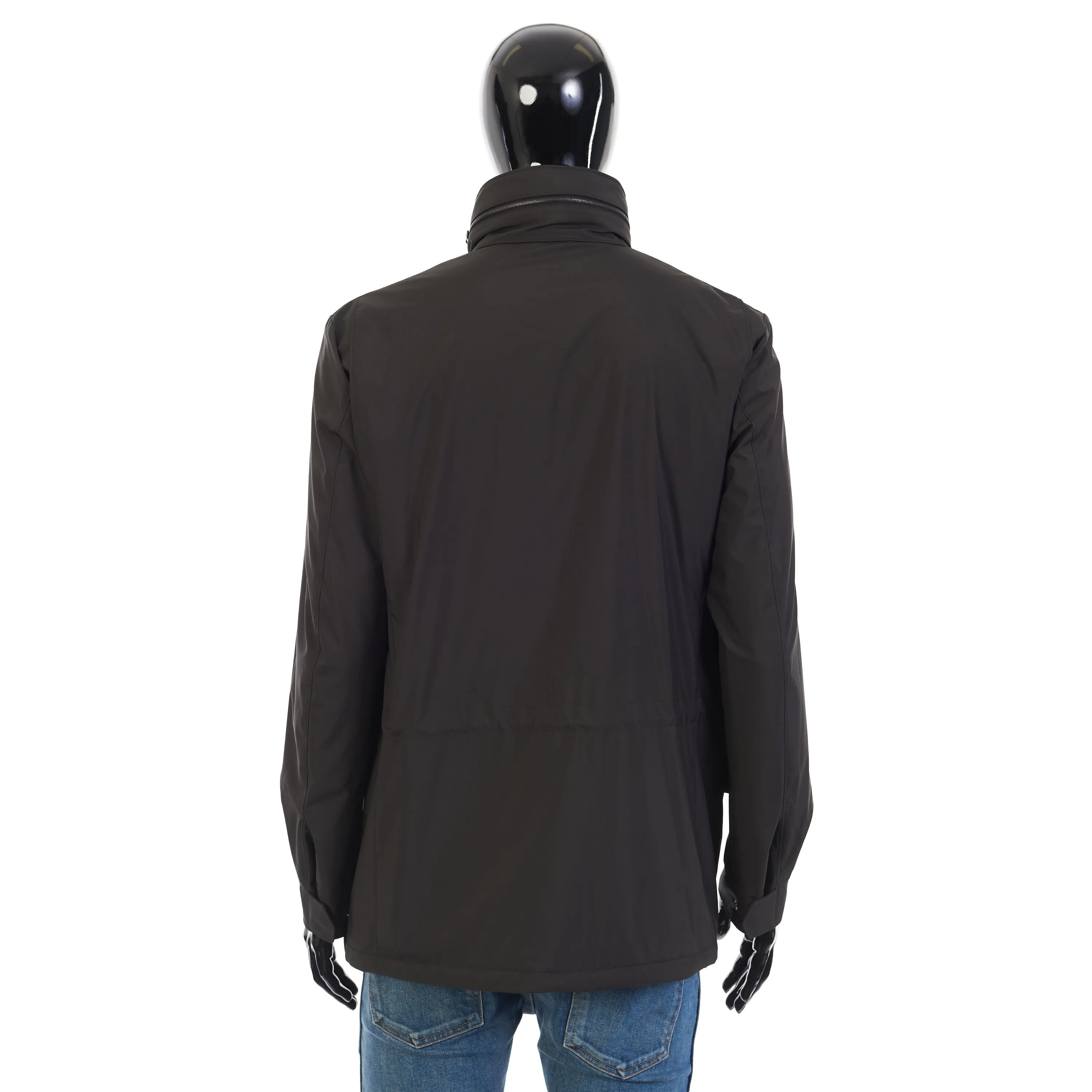 Windmate Traveller Jacket In Onyx Black Technical Fabric - Storm System